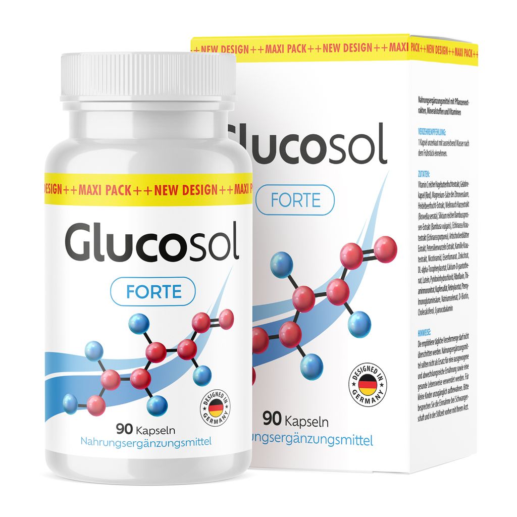 Glucosol Forte Kapseln | mit Pflanzenextrakten, Produktbild 
