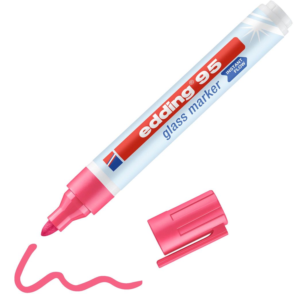Edding ed95-009 Glasmarker 95 - 1,5-3 mm, pink Produktbild 