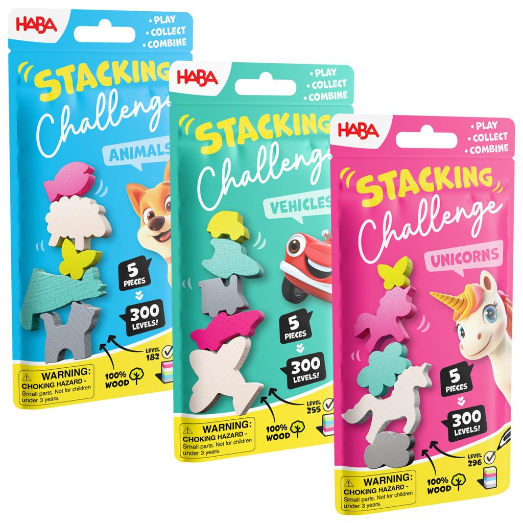 HABA Spel: Stapeluitdaging, 3-delig set Productafbeelding 
