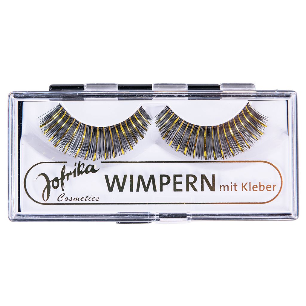 Jofrika 718051 Glitter Wimpern, gold Produktbild 