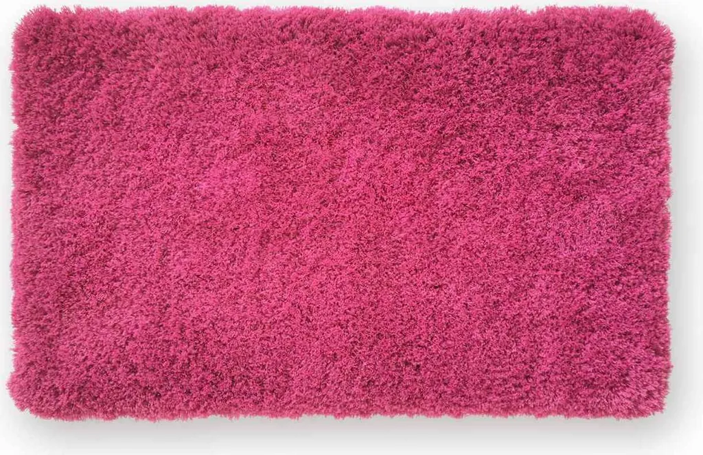 Tapis de Bain Antidérapant Rose 60x100 cm Fini les Pieds Froids au Sol