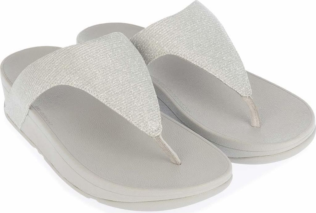 FitFlop - Damen Sandalen "Lottie Glitzy" GT693 (39,5 EU) (Silber)