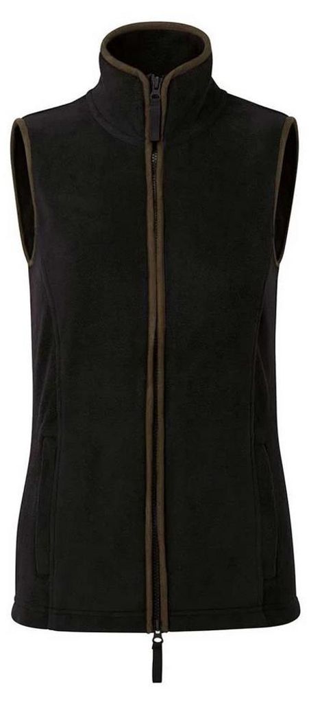 Premier - "Artisan" Weste für Damen LT2708 (XS) (Schwarz/Braun)