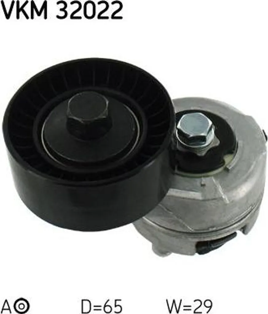SKF VKM 32022 Tendicinghia, cinghia trapezoidale OE 46442999 compatibile con Alf. 147, Alf. 156, Alf. GTV, Spider, Barchetta, Brava, Alf. 145, Alf. 155, Alf. 146, Bravo, Coupé, Marea, Punto, Dedra, Delta, Lanc Y