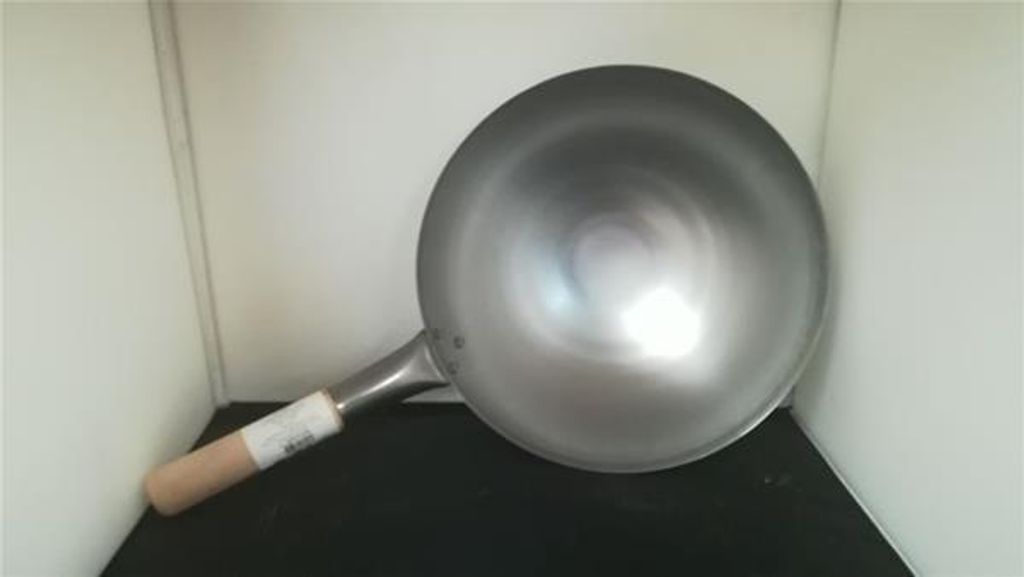 Wok stalowy 30 cm, spód zaokrąglony - Jade Temple Zdjęcie produktu 5