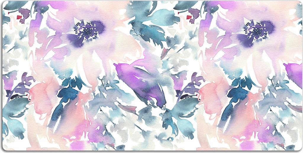 Schreibtischmatte Tischunterlage 120x60 cm Mauspad - Blumengarten