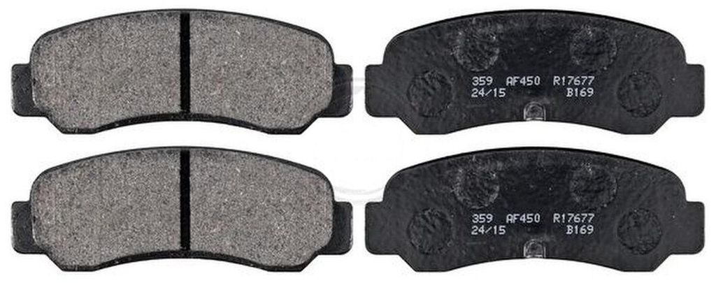 Bremsbelagsatz ohne Verschleißsensor 14,5 mm A.B.S. für u.a. TOYOTA COROLLA