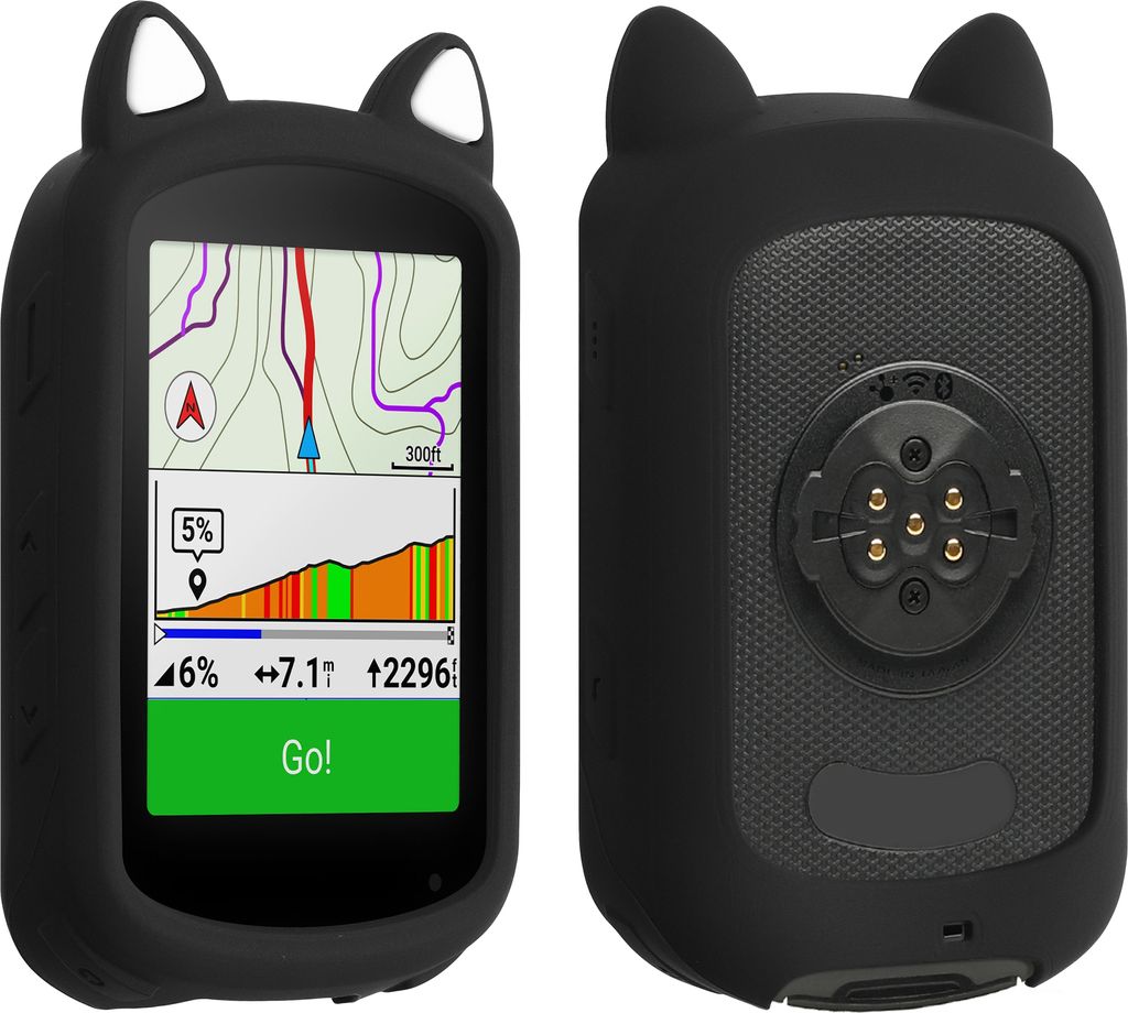 kwmobile Hülle kompatibel mit Garmin Edge 840 / Edge 540 - Silikon GPS Case - Backcover für Bike GPS Computer - Schutzhülle Fahrradcomputer