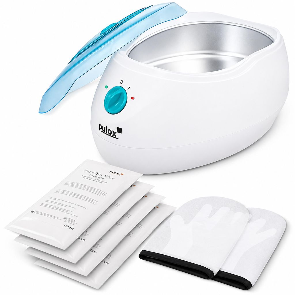 Pulox Paraffin Wachsbad Paraffinbad + 4x Wachs Produktbild 