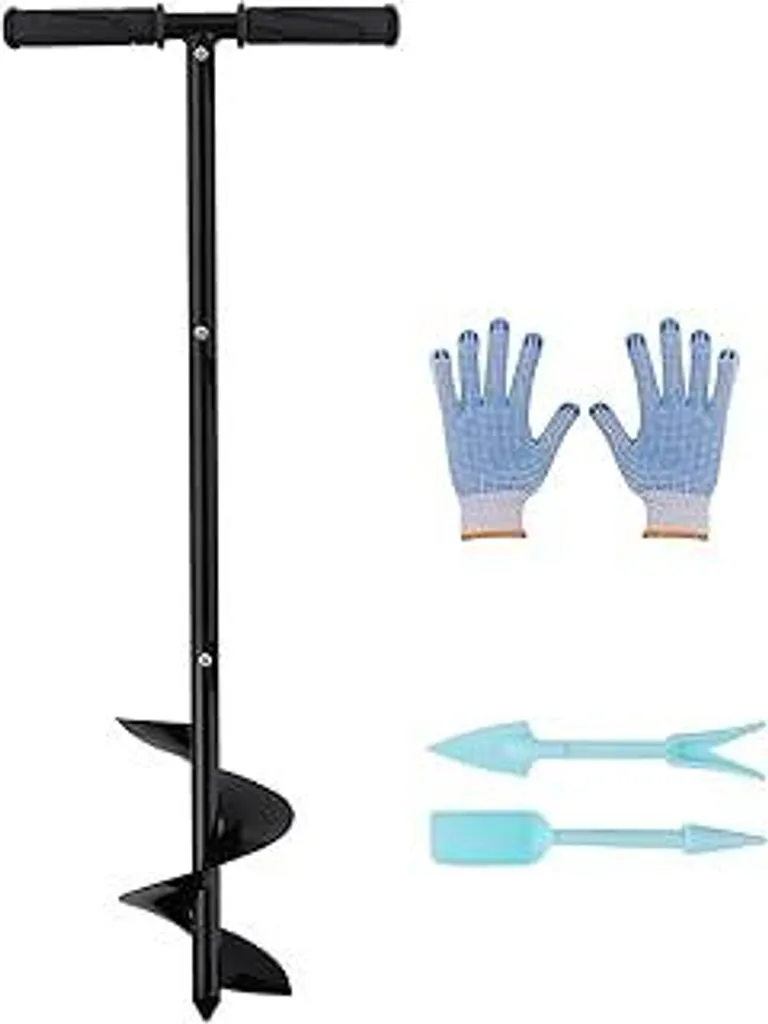 Trivella Giardino 150mm - Scavabuchi Manuale Acciaio Antiscivolo