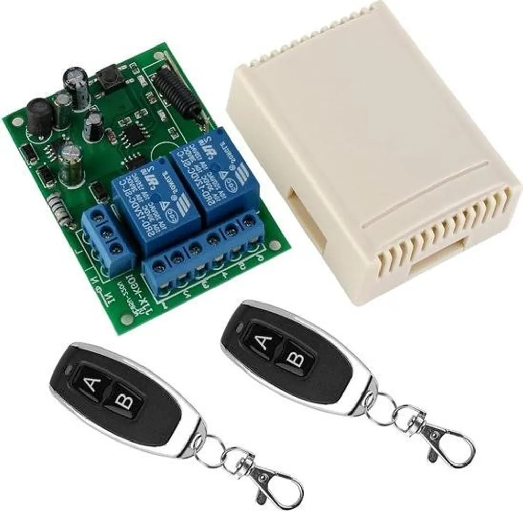 Telecomando per Cancelli e Serrande 220V - Kit Ricevitore 2 canali 10A