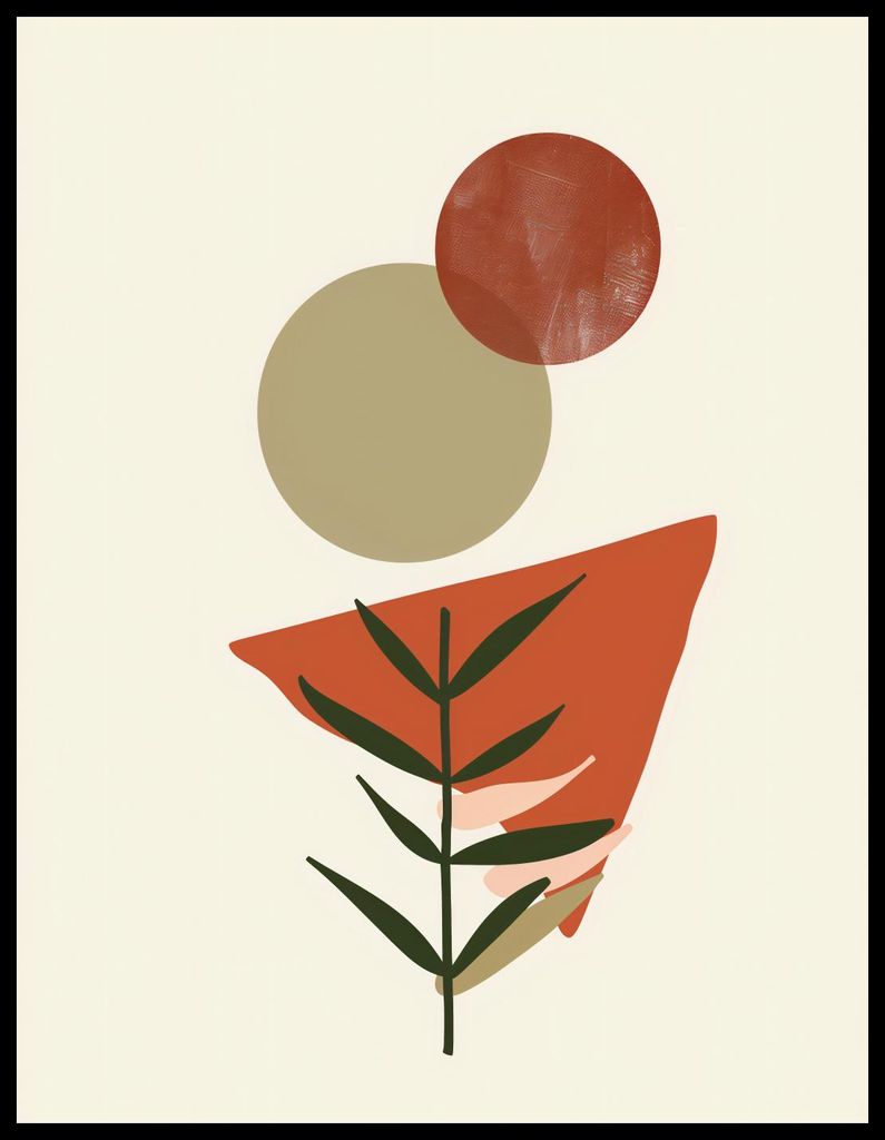 Plakat 50x65cm Organische Fasern