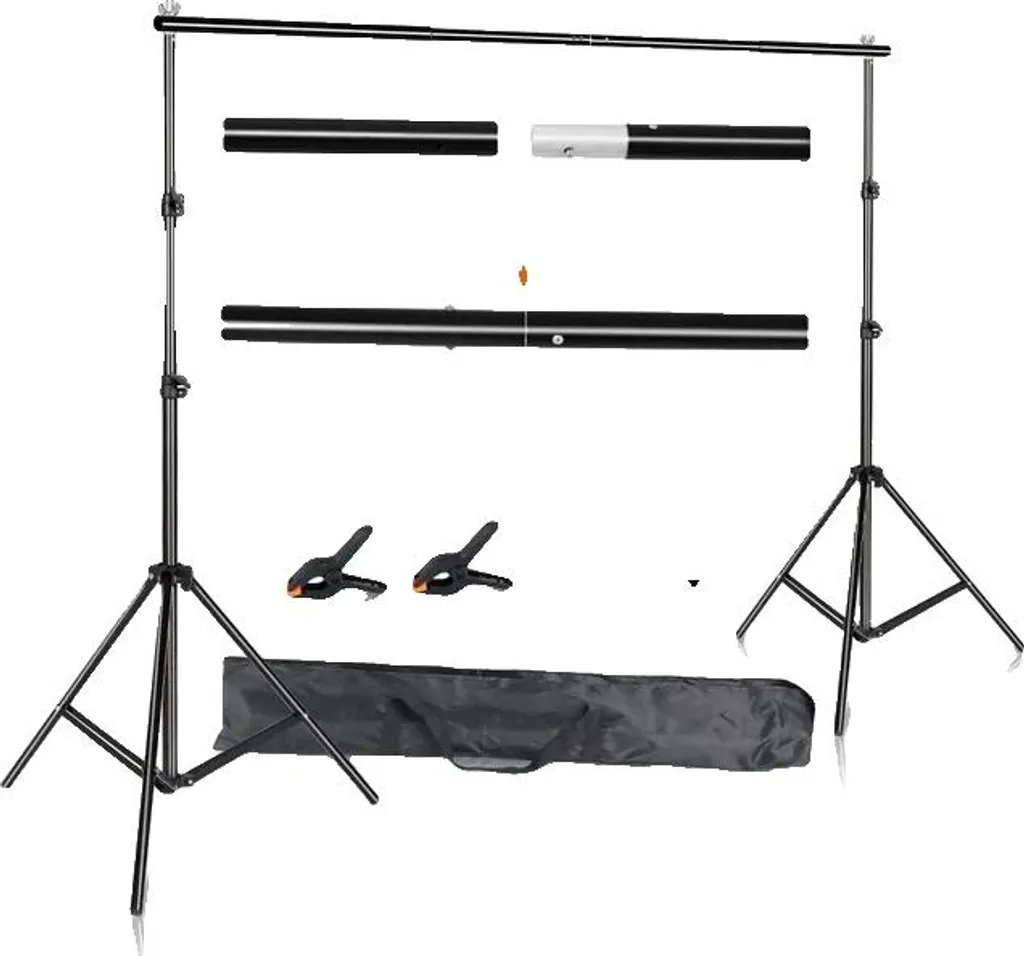 Système de support de fond portable 2x2m pour studio photo et vidéo