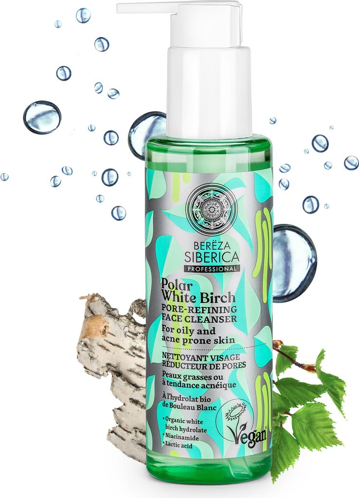 Natura Siberica Bereza Polar White Birch Gesichtsreiniger 145Ml