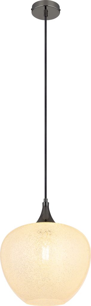 Globo Lighting Hängeleuchte Metall schwarz-chrom, 1x E27