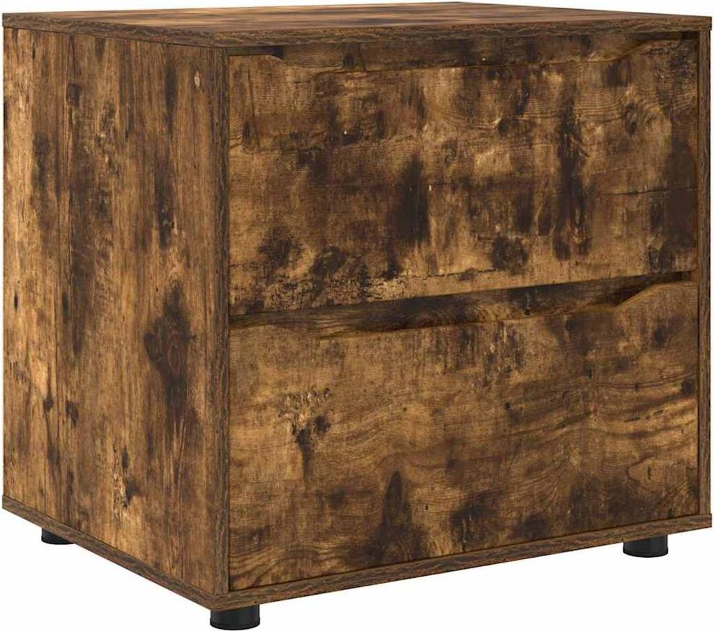 vidaXL Úložná skříňka kouřový dub 60 x 48 x 57 cm Obrázek produktu 