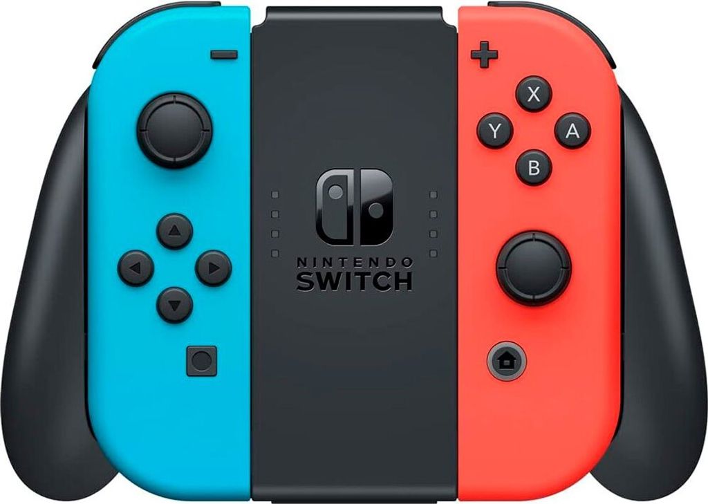 Nintendo Switch (OLED-Modell) Neon-Rot/Neon-Blau Produktbild 7