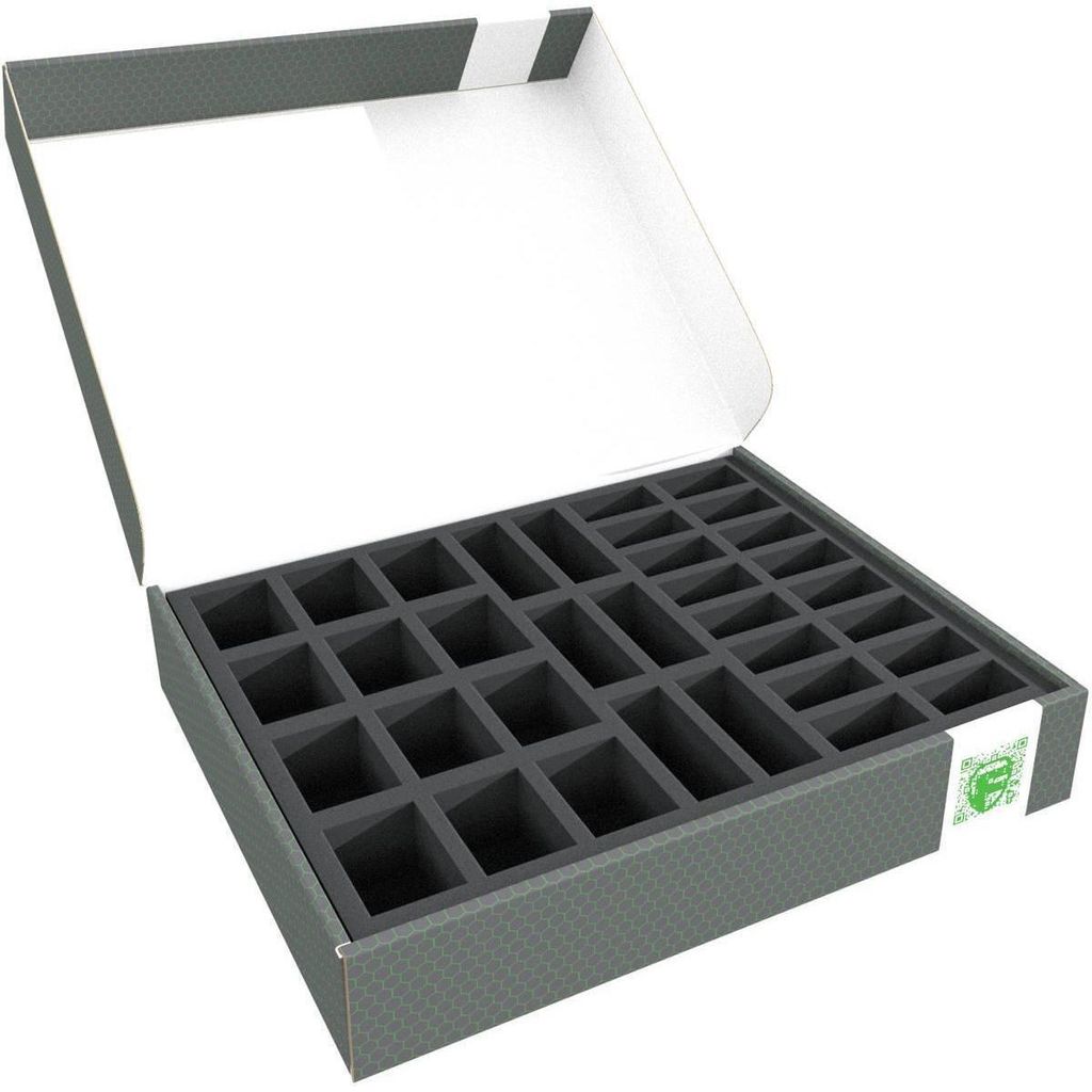 Lagerbox mit Schaumstoff für 34 Weihnachtsengel-Figuren Produktbild 