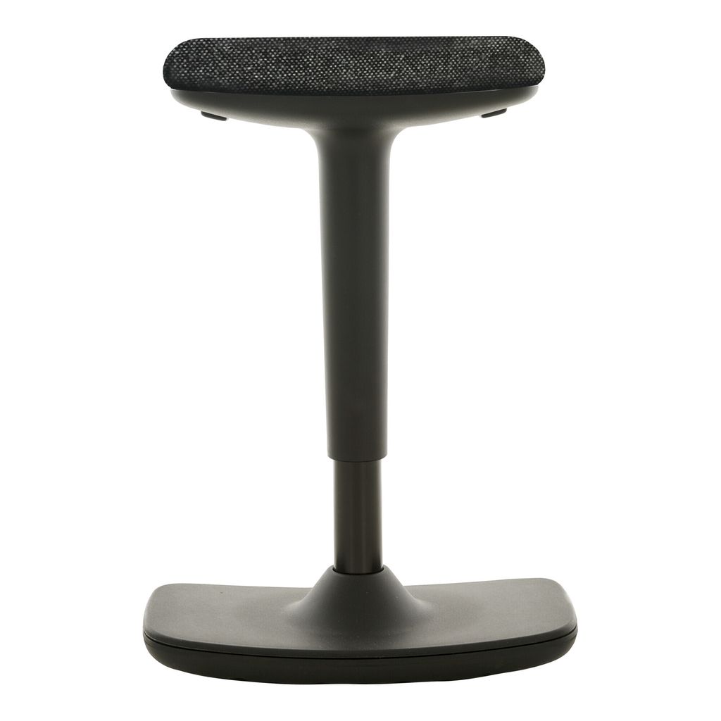 STIER Höhenverstellbarer Hocker mit Wippfunktion, Polster anthrazit