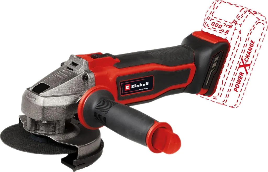 Meuleuse d'angle Einhell 18V légère et sécurisée pour disques 115 mm - 12