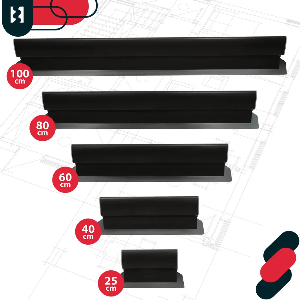 Couteau à enduire 100 cm avec lame interchangeable pour Rigips