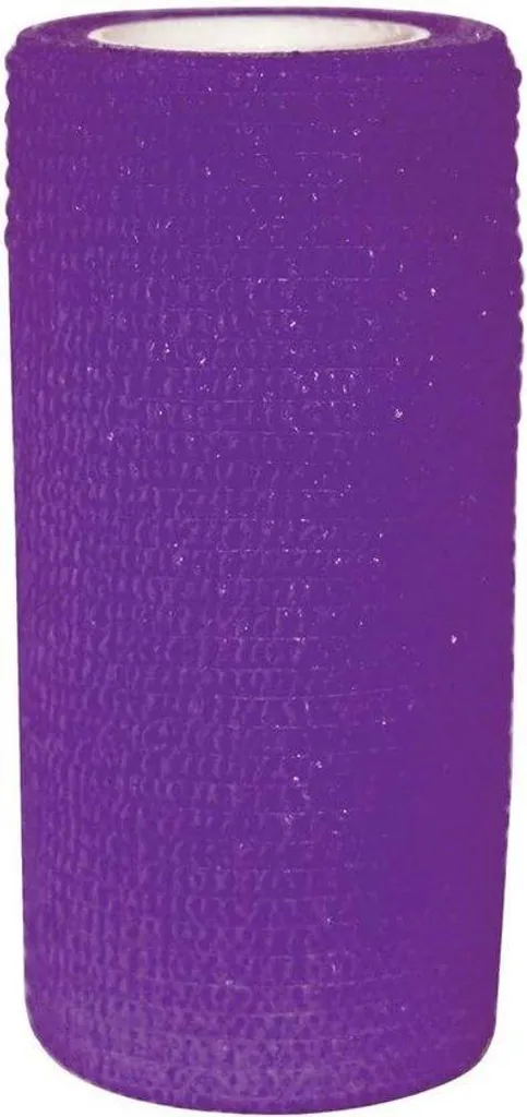 Bandage pour chevaux auto-adhésif violet 10 cm x 4,5 m de protection