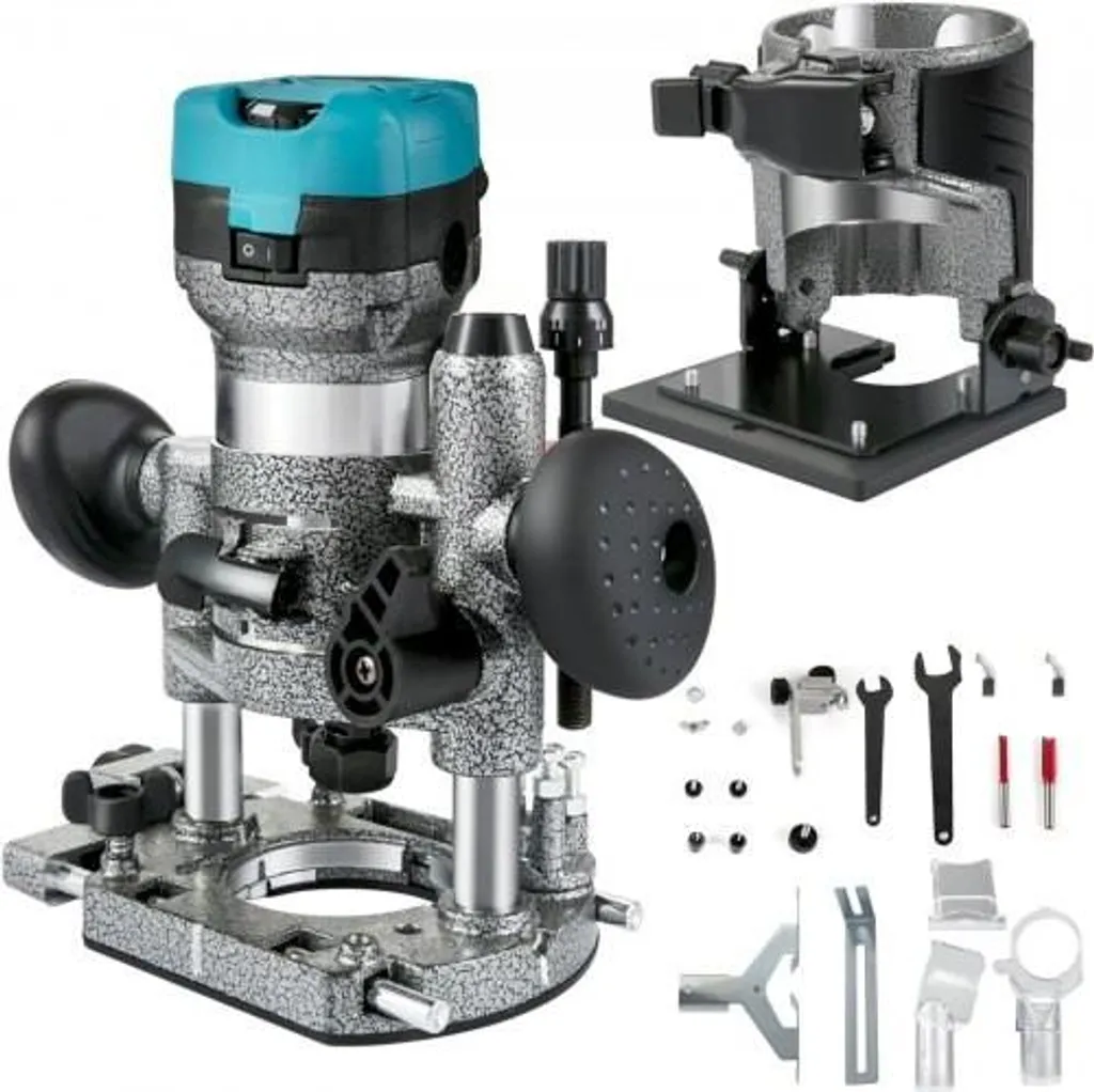 Affleureuse électrique VEVOR 710W multifonction avec corps aluminium