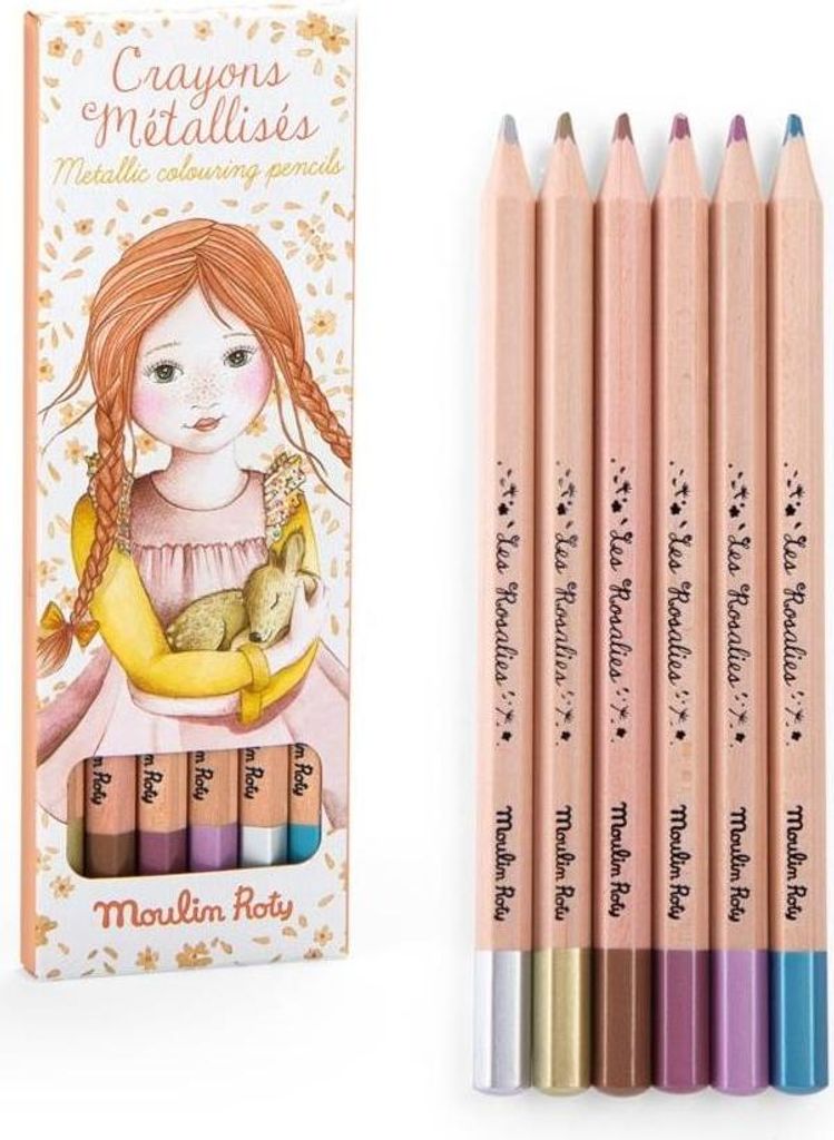 MOULIN ROTY Les Rosalies metallic, 6 Farben