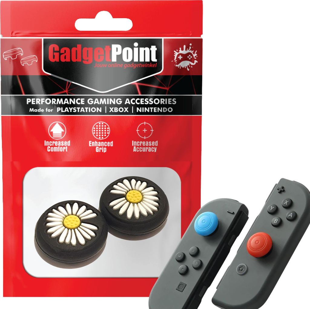 Thumbgrips - Thumb Grips voor Nintendo Switch Joy-Con Controllers - Gaming Thumbgrips - Performance Anti-Slip Thumbsticks - Bescherming Accessoires...