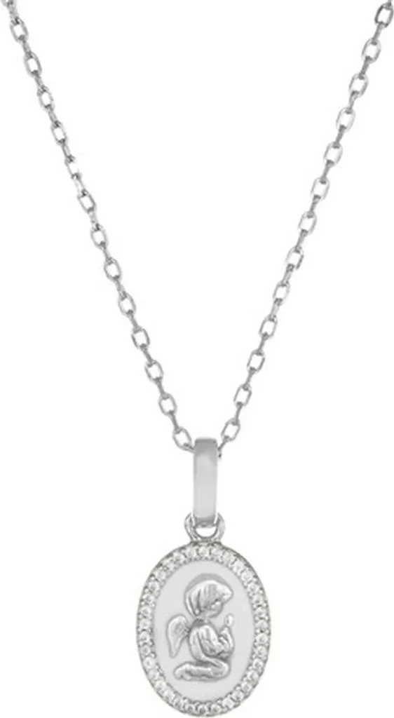 Pendentif Argenté Amen CLANSMBB avec Finition Rhodiée pour Femme
