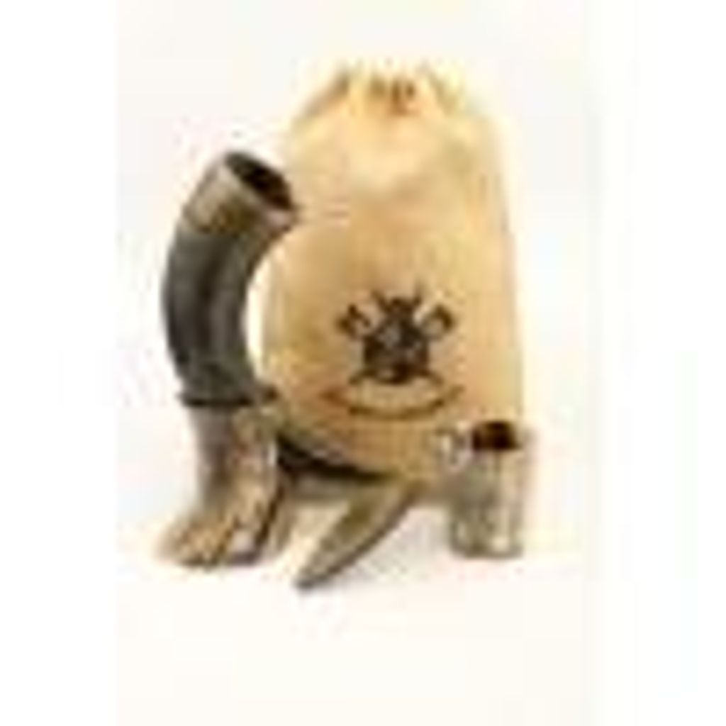 Wikinger Horn Set - Wikinger Horn - Wikinger - Wikinger Mancave Trinkhorn - Wikinger Trinkbecher - Geschenkset - Mancave - Nordisches Trinkhorn.