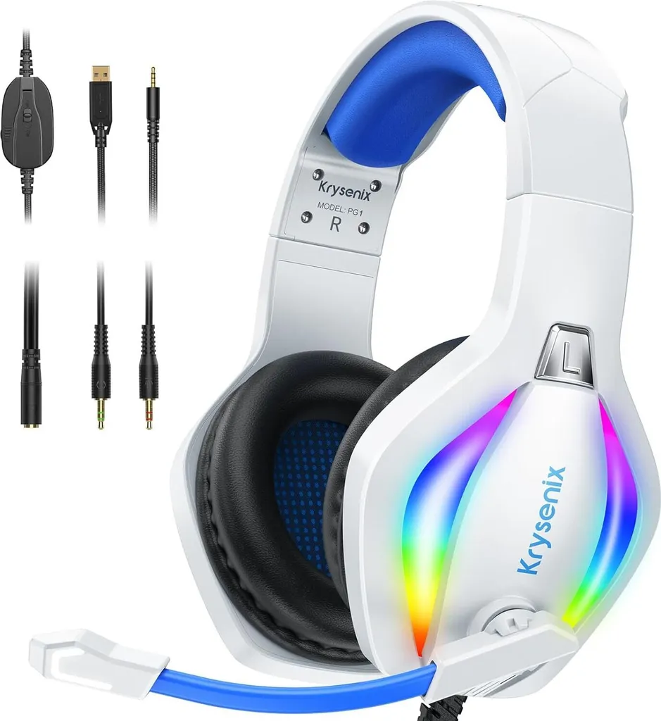 Cuffie Gaming con Microfono per PS4/PC - Cancellazione Rumore