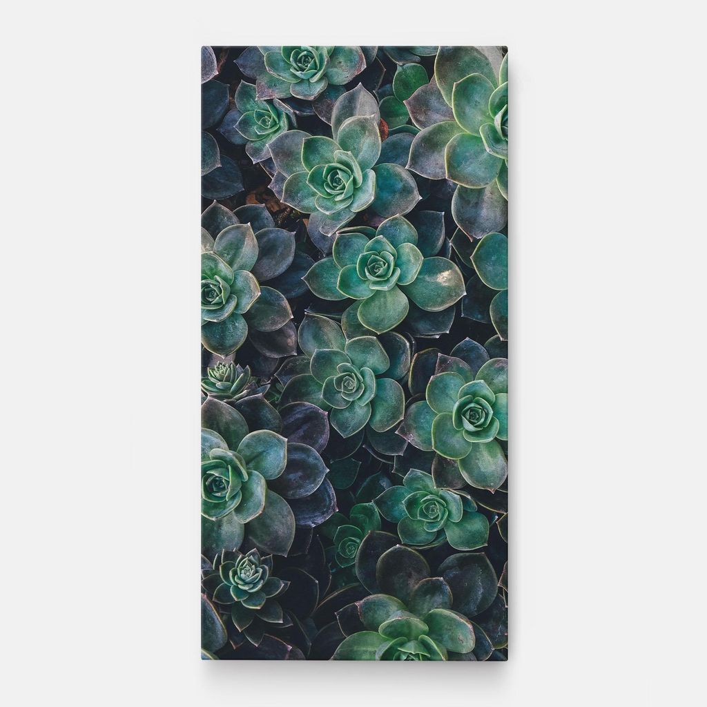 ARTHUB Leinwandbild 60x120 cm, Green Lilac Tree | Wohnzimmerdekoration, Hängende Bilder, Wanddekoration, Heimdekoration, Blumen, Blätter
