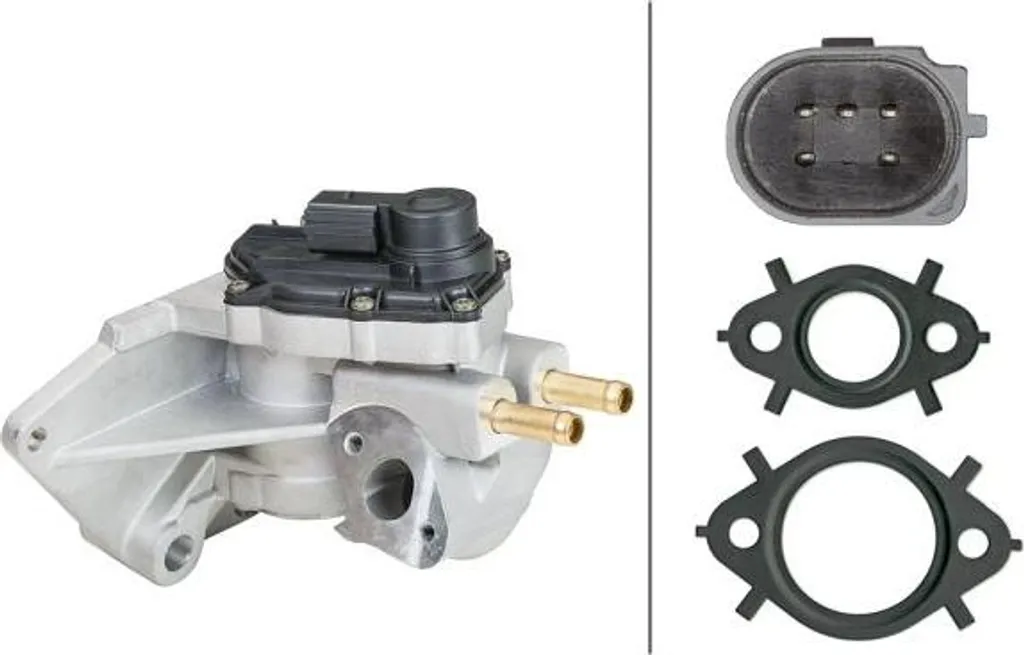 Vanne EGR HELLA 6NU 010 171-721 pour A3 8P et Golf Plus OE 06F131503A