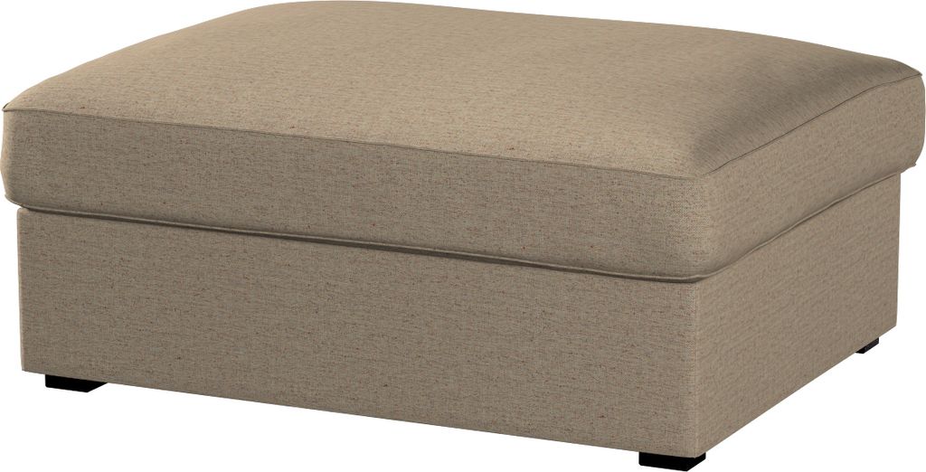 Dekoria Bezug für Kivik Hocker, beige, Bezug für Hocker Kivik
