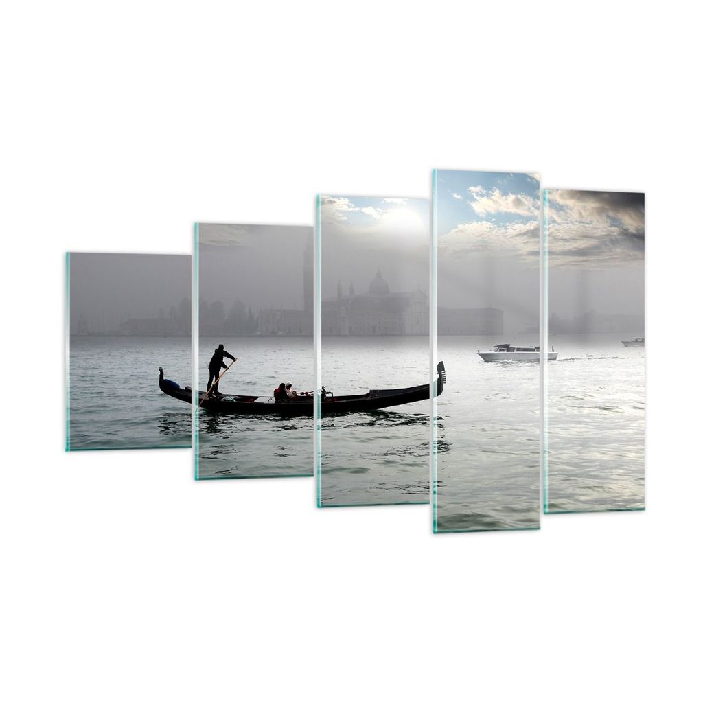 Bilder auf glas - Venedig italien stadt wasser - 100x60cm - Glasbilder - Wandbilder - Kunstdruck - zum Aufhängen bereit - Wanddekoration aus Glas ...