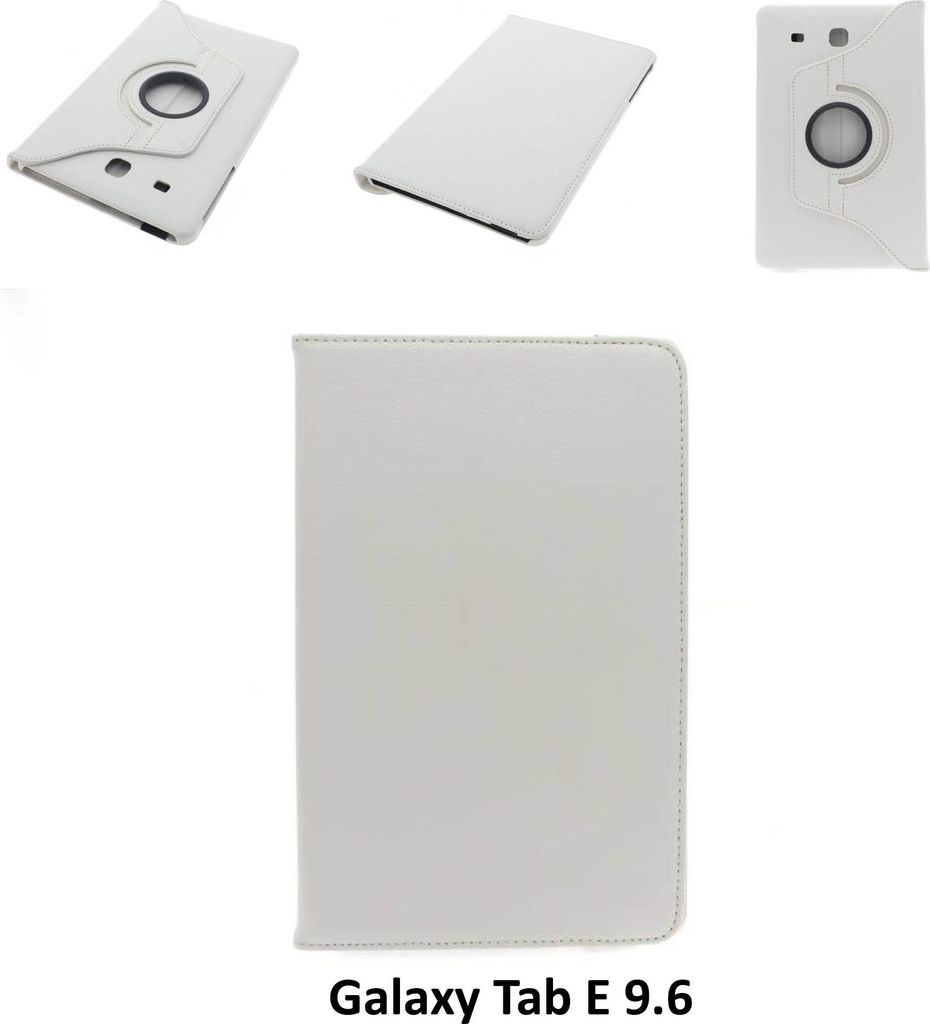 Samsung White Book Case Tablet for Galaxy Tab E 9.6