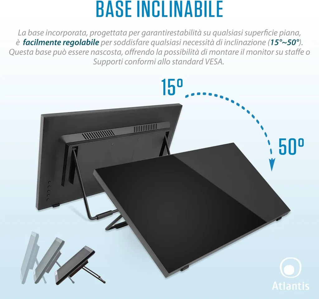 Écran Interactif 22 Pouces Atlantis pour Point de Vente et Bureau - 4