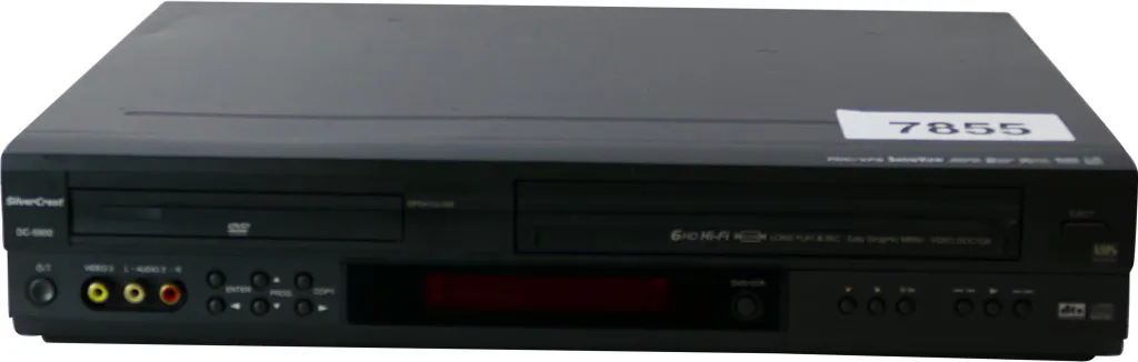 Lecteur VHS et DVD SilverCrest DC-5900 pour revoir vos films de famille