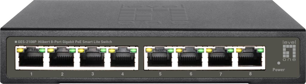 Level One GES-2108P 8-Port Gigabit PoE Switch