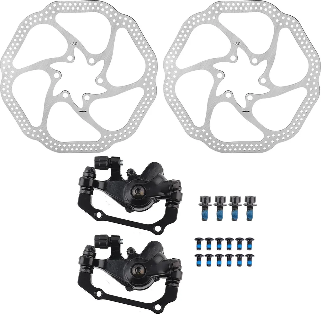 Frein à disque vélo 160mm acier : stoppez efficacement votre VTT Riding