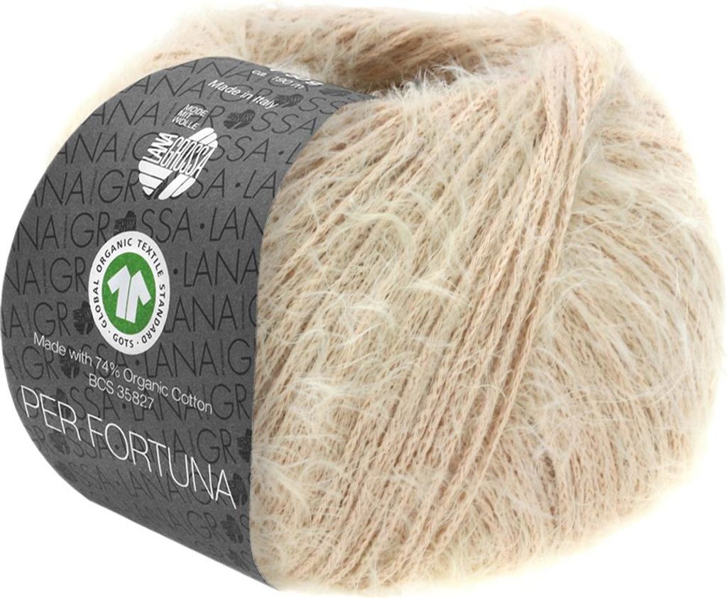 Lana Grossa Per Fortuna 030 Beige 50g Produktbild 