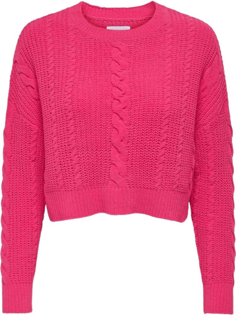 Only Sweater 15309262-RASPBERRY in Pink color size medium