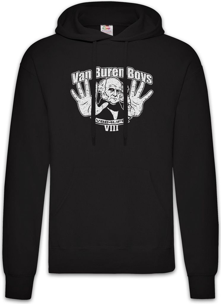 Urban Backwoods Van Buren Boys, Herren Hoodie, Farbe: Schwarz, Größe: 5XL