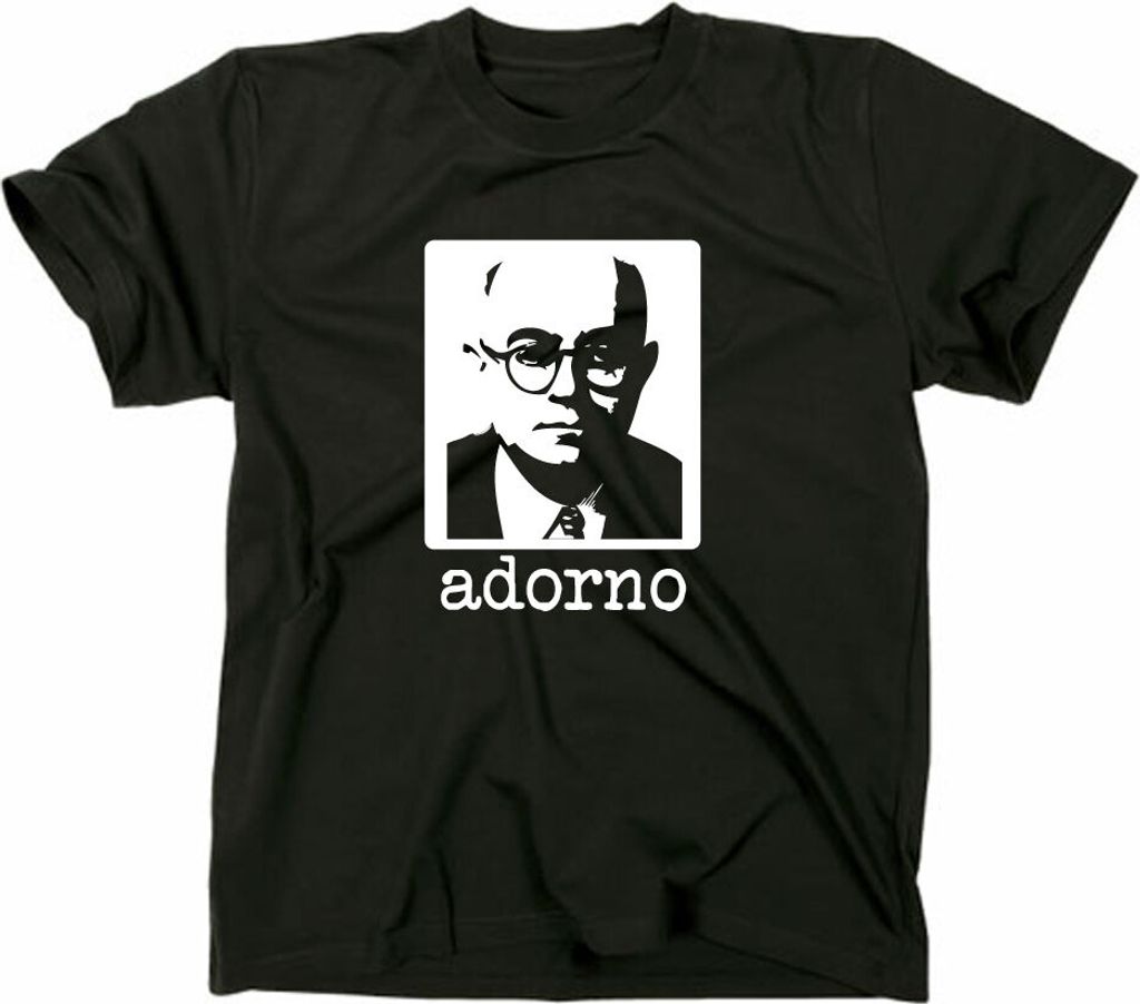 Styletex23 T-Shirt Theodor W Adorno, schwarz, S