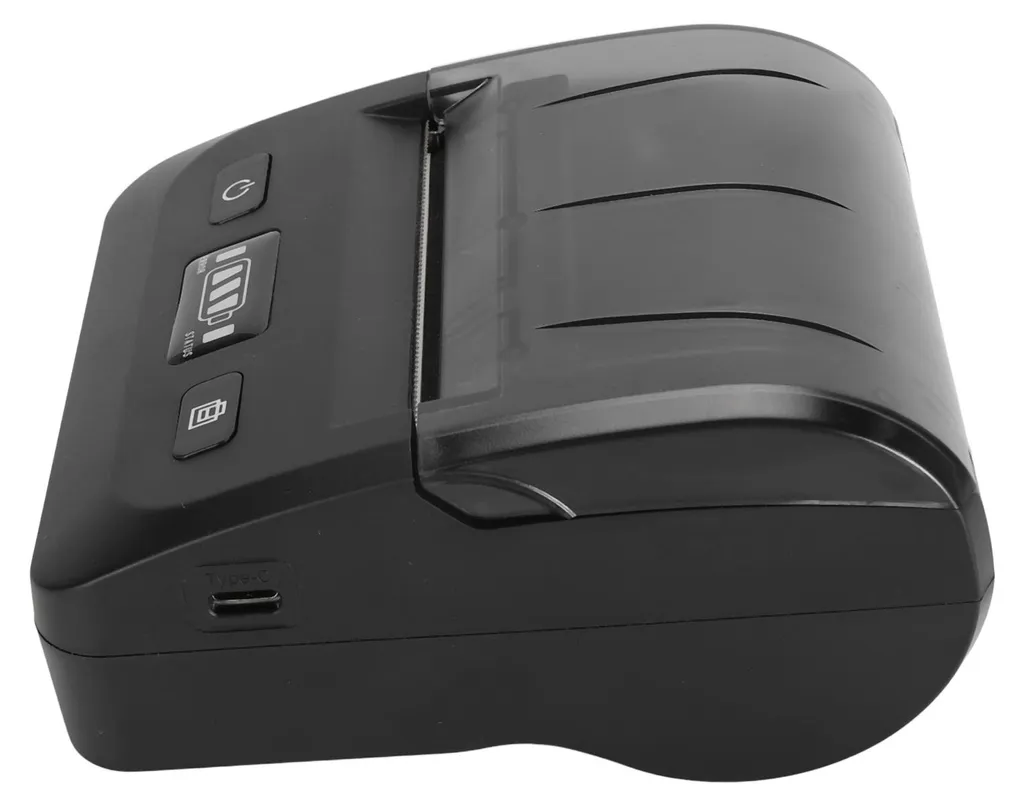 Imprimante Bluetooth Portable 80mm Thermique pour Android iOS Windows