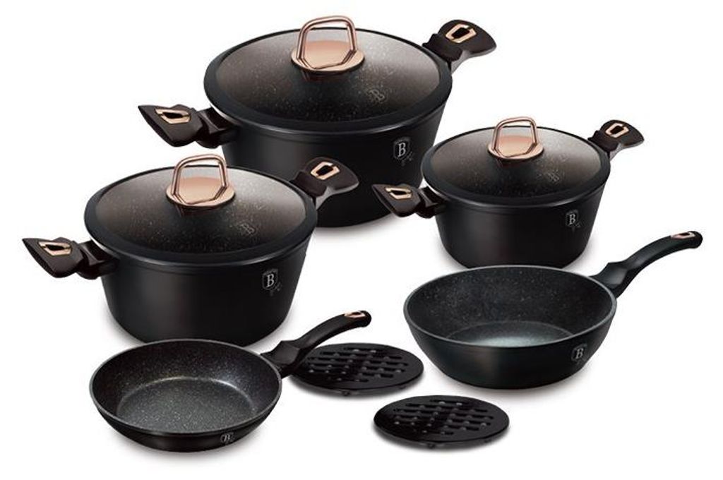 BERLINGERHAUS Black Rose Collection 10-częściowy serwis Zdjęcie produktu 