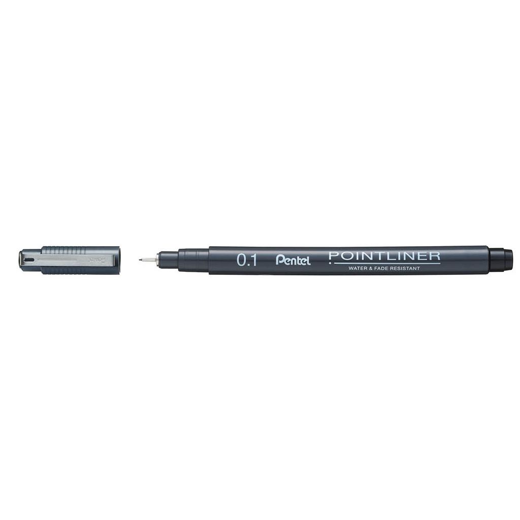 Pentel Zeichenstift 0,1 Polintliner Schwarz S20P-1A Produktbild 