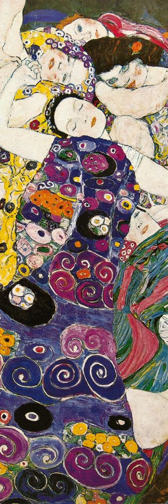 Gustav Klimt Kunstdruck Bild - Die Jungfrau, 1912 - 1913 (158 x 53 cm)