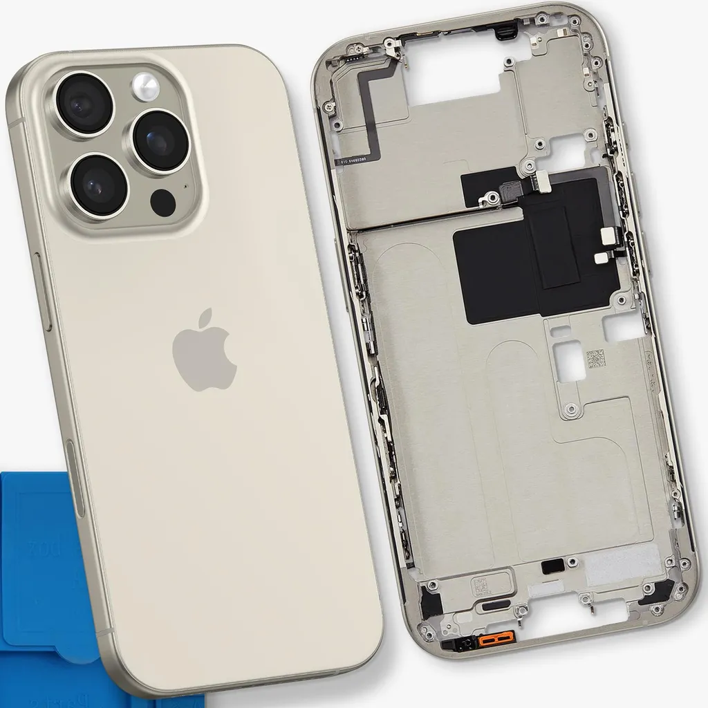 Étui iPhone 16 Pro Gris Clair - Coque de Protection Fine et Chic - 4